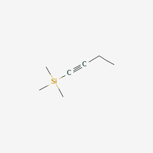 molecular formula C7H14Si B1265609 But-1-yn-1-yltrimethylsilane CAS No. 62108-37-6
