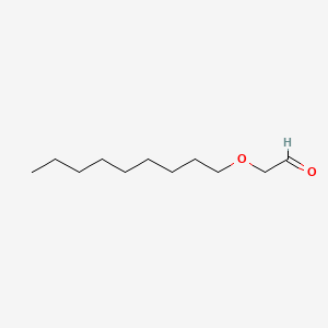 molecular formula C11H22O2 B12656090 (Nonyloxy)acetaldehyde CAS No. 84681-88-9