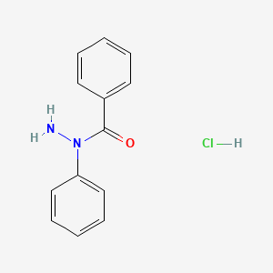 molecular formula C13H13ClN2O B12656133 1-Benzoyl-1-phenylhydrazine hydrochloride CAS No. 13815-63-9