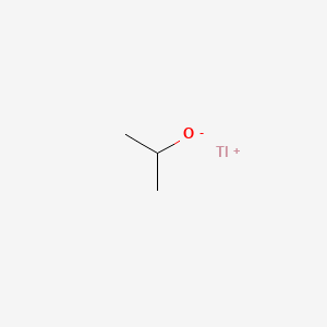 molecular formula C3H7OTl B12656136 Thallium(1+) propan-2-olate CAS No. 39262-04-9