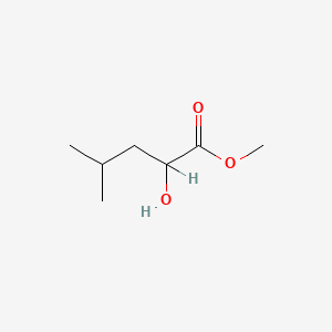 molecular formula C7H14O3 B1265614 Methyl 2-hydroxy-4-methylpentanoate CAS No. 40348-72-9