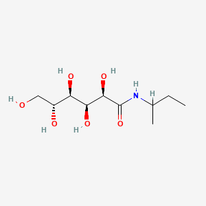 molecular formula C10H21NO6 B12656159 N-sec-Butyl-D-gluconamide CAS No. 55264-32-9