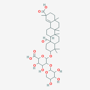 molecular formula C41H62O14 B126562 Periandrin V CAS No. 152464-84-1