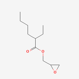 molecular formula C11H20O3 B12656213 Oxiranylmethyl 2-ethylhexanoate CAS No. 73936-65-9