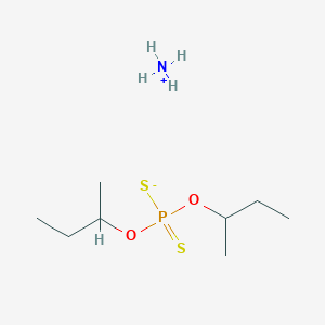 molecular formula C8H22NO2PS2 B12656231 Azanium;di(butan-2-yloxy)-sulfanylidene-sulfido-lambda5-phosphane CAS No. 27738-95-0