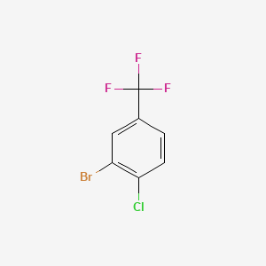 molecular formula C7H3BrClF3 B1265624 3-Bromo-4-chlorobenzotrifluoride CAS No. 454-78-4