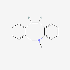 molecular formula C16H15N B12656267 5-Methyl-5,6-dihydrodibenzo(b,f)azocine CAS No. 33607-15-7