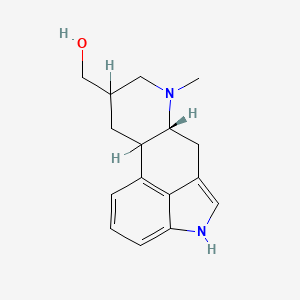 molecular formula C16H20N2O B12656276 Ergoline-8-methanol, 6-methyl- CAS No. 57236-83-6