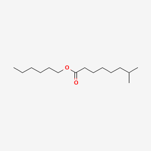 molecular formula C15H30O2 B12656315 Hexyl isononanoate CAS No. 84878-29-5