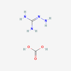 molecular formula C2H8N4O3 B1265636 Aminoguanidine bicarbonate CAS No. 2200-97-7