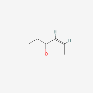 molecular formula C6H10O B12656361 4-Hexen-3-one, (4Z)- CAS No. 50396-96-8