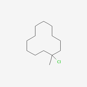 molecular formula C13H25Cl B12656382 1-Chloro-1-methylcyclododecane CAS No. 75458-20-7