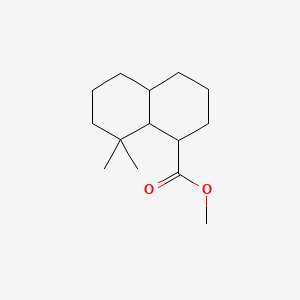 molecular formula C14H24O2 B12656404 Methyl octahydro-8,8-dimethyl-1-naphthoate CAS No. 93840-18-7