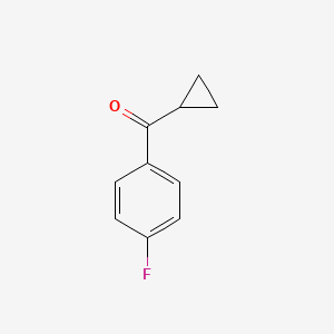 molecular formula C10H9FO B1265641 Cyclopropyl 4-fluorophenyl ketone CAS No. 772-31-6