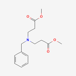 molecular formula C15H21NO4 B1265643 3-[Benzyl-(2-Methoxycarbonyl-Ethyl)-Amino]-Propionic Acid Methyl Ester CAS No. 793-19-1