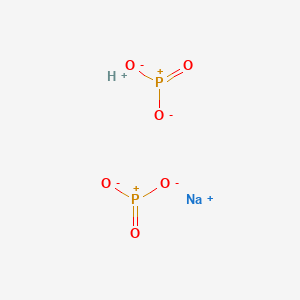 molecular formula HNaO6P2 B12656447 Sodium hydrogen phosphonate CAS No. 13933-52-3
