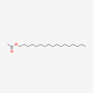 molecular formula C19H38O2 B1265646 1-Heptadecanol, 1-acetate CAS No. 822-20-8
