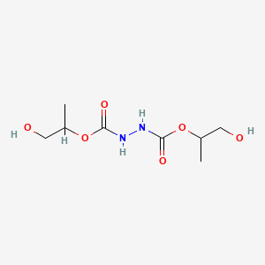 molecular formula C8H16N2O6 B12656469 Bis(2-hydroxy-1-methylethyl) bicarbamate CAS No. 94166-80-0