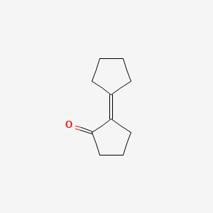molecular formula C10H14O B1265648 2-Cyclopentylidenecyclopentanone CAS No. 825-25-2