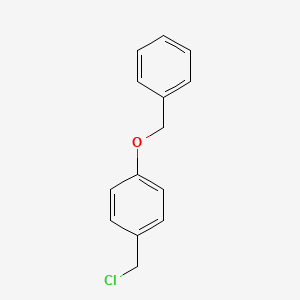 molecular formula C14H13ClO B1265649 4-(Benzyloxy)benzyl chloride CAS No. 836-42-0