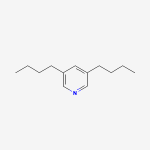 molecular formula C13H21N B1265651 3,5-二丁基吡啶 CAS No. 139-83-3