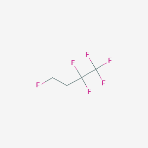 molecular formula C4H4F6 B12656525 1,1,1,2,2,4-Hexafluorobutane CAS No. 161791-32-8