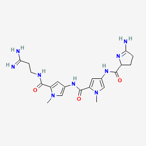 molecular formula C20H27N9O3 B12656567 Anthelvencin B CAS No. 11011-26-0