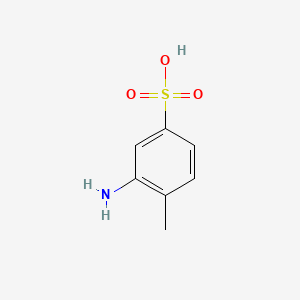 molecular formula C7H9NO3S B1265657 3-氨基-4-甲基苯磺酸 CAS No. 618-03-1