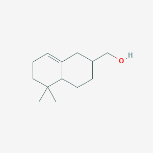 molecular formula C13H22O B12656587 Octahydro-5,5-dimethylnaphthalene-2-methanol CAS No. 93840-24-5