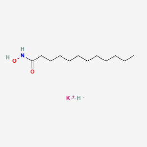 molecular formula C12H26KNO2 B12656595 Potassium N-hydroxylauramidate CAS No. 94166-52-6
