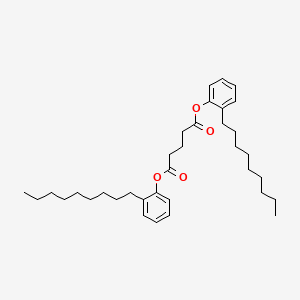 molecular formula C35H52O4 B12656616 Bis(nonylphenyl) glutarate CAS No. 93982-12-8