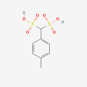 molecular formula C8H10O6S2 B12656632 Xylenedisulphonic acid CAS No. 93904-89-3