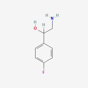 molecular formula C8H10FNO B1265664 2-Amino-1-(4-fluorophenyl)ethanol CAS No. 456-05-3