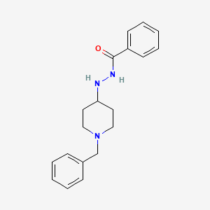 molecular formula C19H23N3O B1265665 苯并(2'-(1-苄基-4-哌啶基))肼 CAS No. 52313-55-0