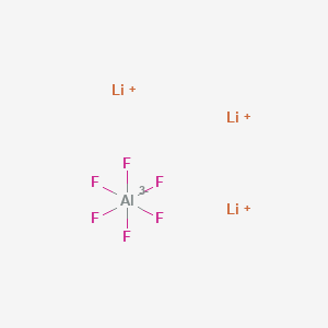 molecular formula AlF6Li3 B12656651 Cryolite, trilithium CAS No. 61105-08-6