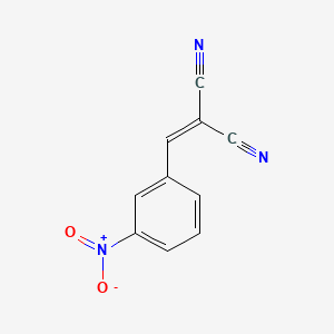 molecular formula C10H5N3O2 B1265671 (3-Nitrobenzylidene)malononitrile CAS No. 2826-32-6