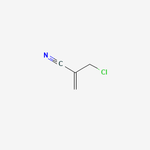 molecular formula C4H4ClN B1265672 丙烯腈，2-(氯甲基)- CAS No. 7659-44-1