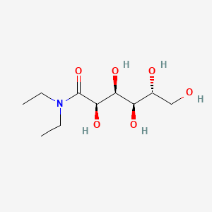 molecular formula C10H21NO6 B12656722 N,N-Diethyl-D-gluconamide CAS No. 93804-59-2