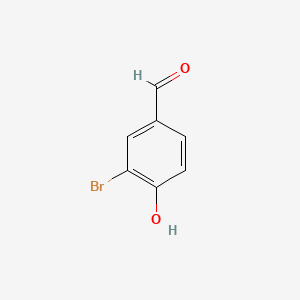 molecular formula C7H5BrO2 B1265673 3-溴-4-羟基苯甲醛 CAS No. 2973-78-6