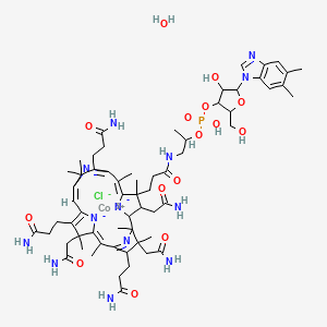 molecular formula C62H90ClCoN13O15P B12656753 Aquochlorocobalamin CAS No. 27085-12-7