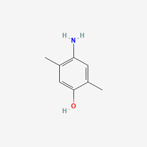 molecular formula C8H11NO B1265677 4-氨基-2,5-二甲基苯酚 CAS No. 3096-71-7