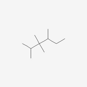 molecular formula C10H22 B12656771 2,3,3,4-Tetramethylhexane CAS No. 52897-10-6