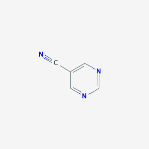molecular formula C5H3N3 B126568 5-氰基嘧啶 CAS No. 40805-79-6