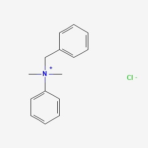 molecular formula C15H18ClN B1265681 benzyl-dimethyl-phenylazanium chloride CAS No. 3204-68-0
