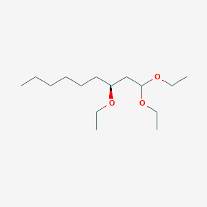molecular formula C15H32O3 B12656814 Nonane, 1,1,3-triethoxy- CAS No. 38872-36-5