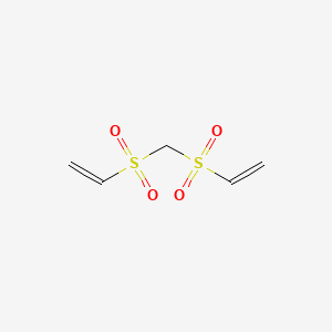 molecular formula C5H8O4S2 B1265684 双(乙烯磺酰基)甲烷 CAS No. 3278-22-6