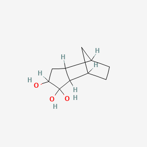 molecular formula C10H16O3 B12656845 Octahydro-4,7-methano-1H-indenetriol CAS No. 60015-25-0