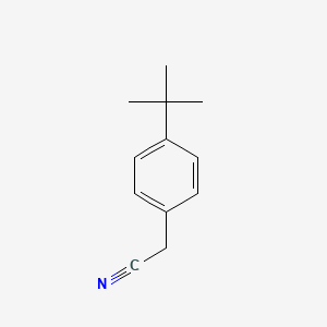 molecular formula C12H15N B1265685 (4-tert-Butylphenyl)acetonitrile CAS No. 3288-99-1