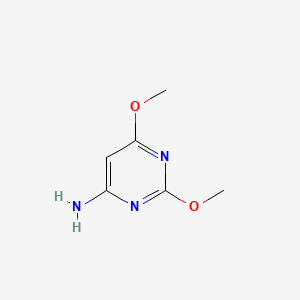molecular formula C6H9N3O2 B1265686 4-Amino-2,6-dimethoxypyrimidine CAS No. 3289-50-7