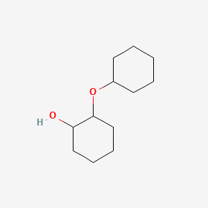 molecular formula C12H22O2 B12656864 2-(Cyclohexyloxy)cyclohexan-1-ol CAS No. 70092-46-5
